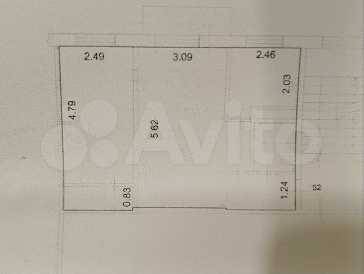 2-к. квартира, 44,2 м², 3/5 эт.