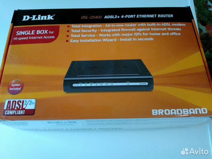 Модем DSL-2540ueol EOS Маршрутизатор adsl2+