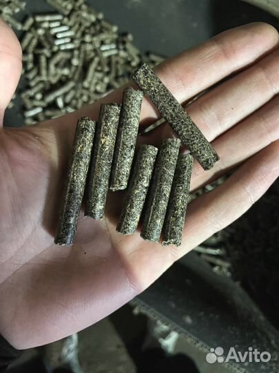 Топливные пеллеты из лузги подсолнечника