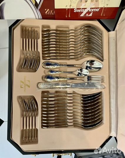 Набор столовых приборов Swiss Home ноый