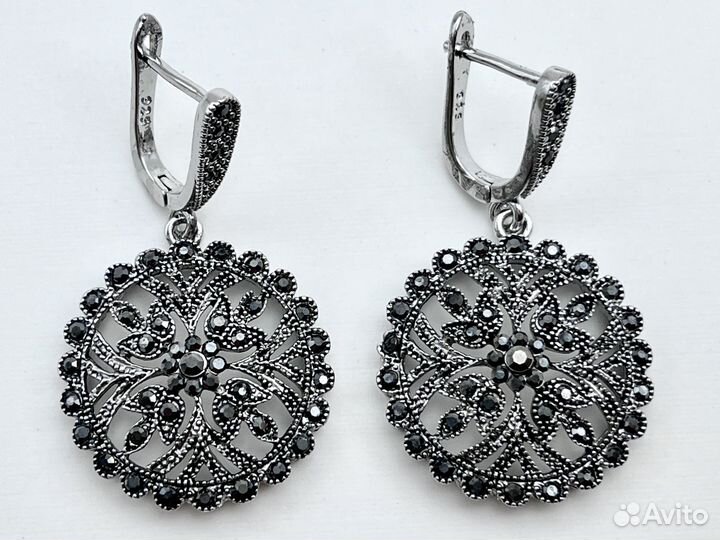 Серебряные серьги