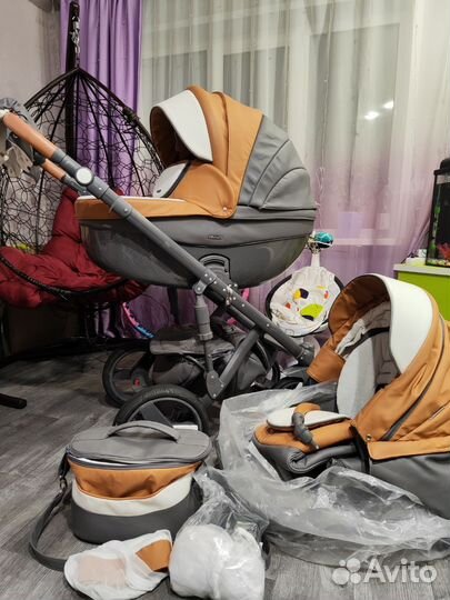 Коляска adamex monte carbon 2 в 1