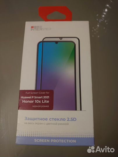 Защитное стекло interstep для Huawei honor