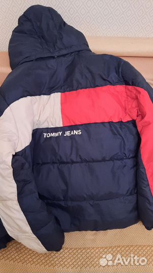 Tommy jeans. Пуховик зимний мужской бу