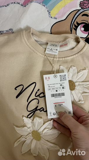 Джемпер и леггинсы zara 98 новые