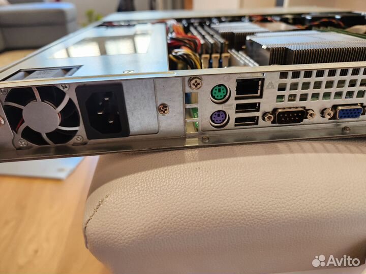 Сервер Supermicro 2*E5-2470v2, 48gb, dvd, no hdd