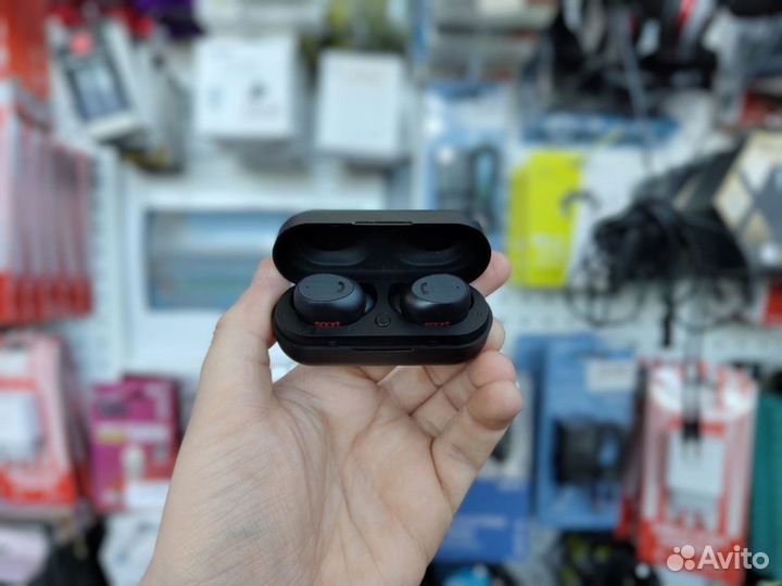 Беспроводные наушники TWS elari NanoPods Sport чер