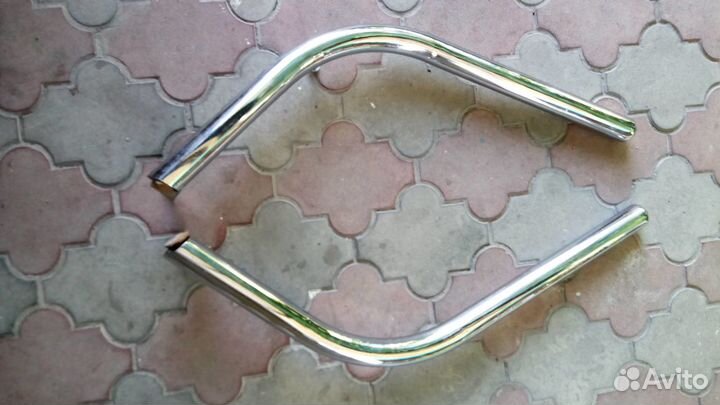 Продам никелированные поручни для мебели лестницы