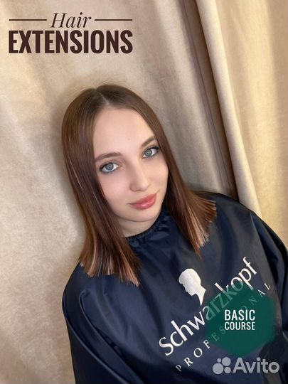 Холодное наращивание волос модель