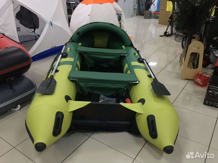 Лодка Gladiator E 350 Pro оливковый