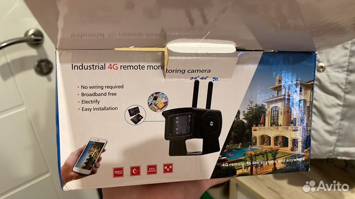 Камера видеонаблюдения уличная с симкартой 4 g
