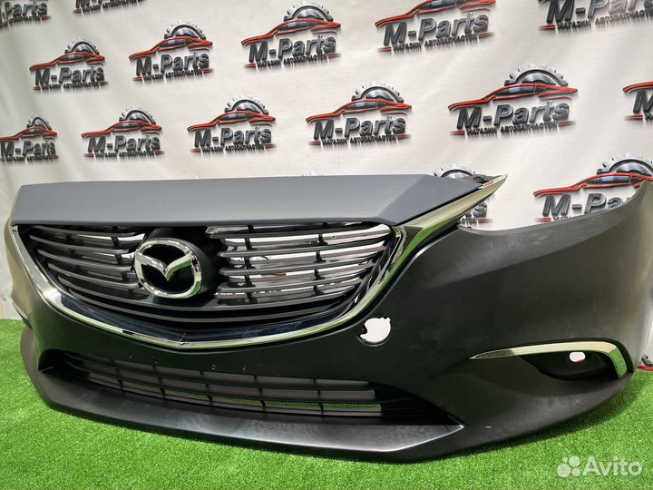 Бампер Mazda 6 gj 2015-2018 передний в сборе