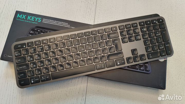 Logitech MX Keys, рус и ENG