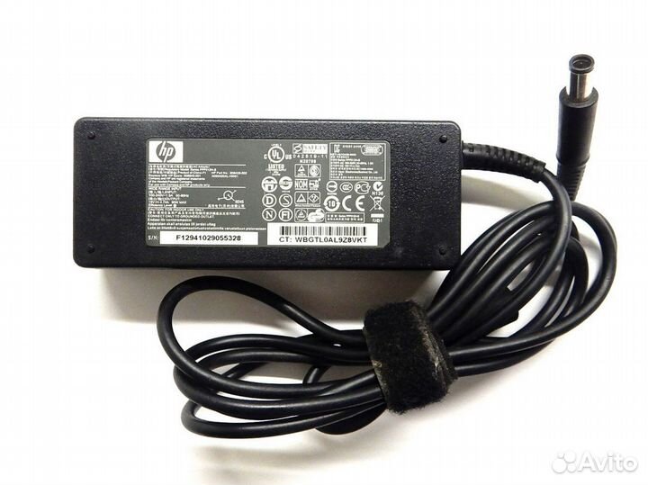 Блок питания для HP Compaq 19.5V 4.62A 7.4х5 новый