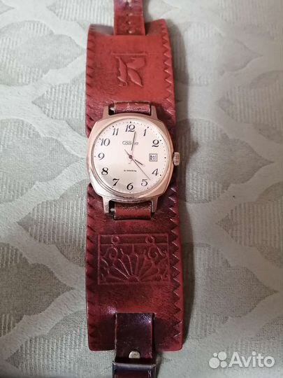 Мужские наручные часы СССР слава рабочие