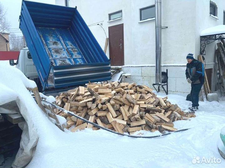 Дрова березовые. Колотые