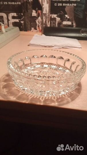Хрустальная пепельница