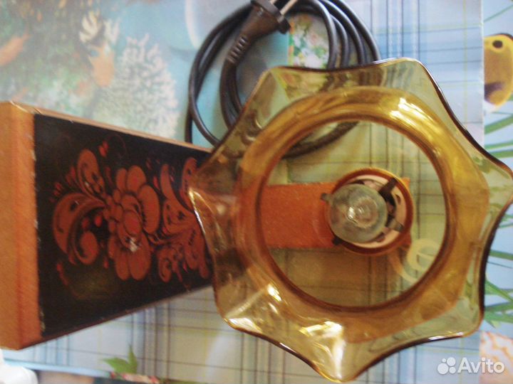 Настенный светильник бра хохлома СССР