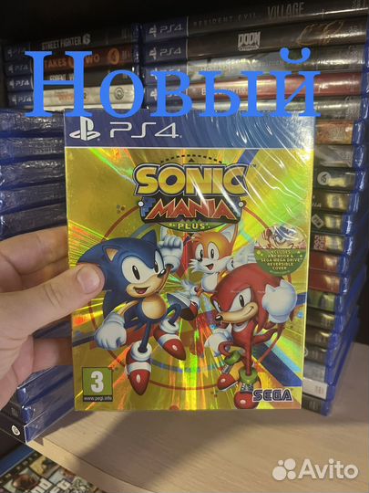 Sonic mania ps4/ новый/ обмен