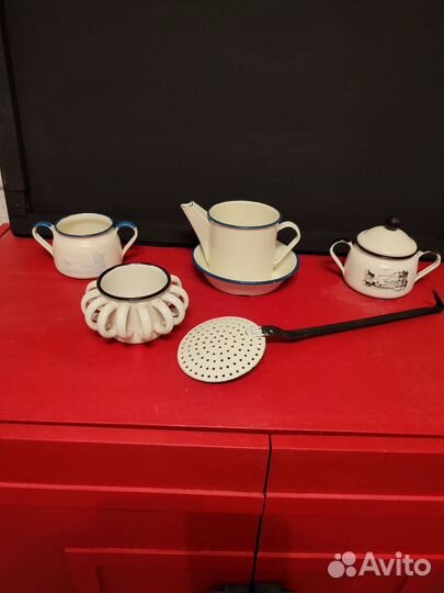 Эмалированная посуда винтаж