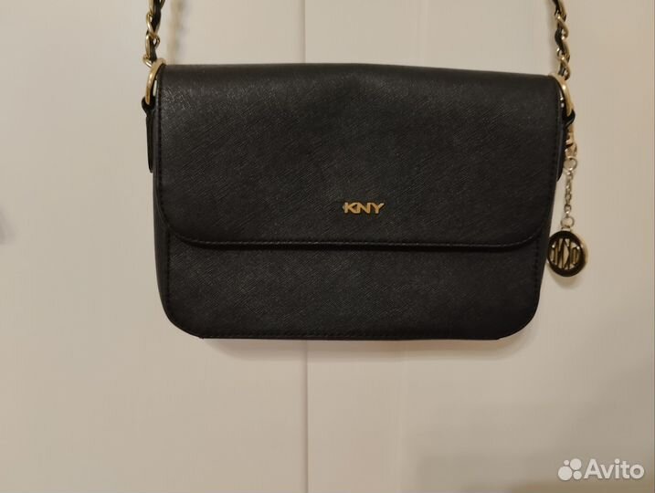 Сумка dkny сафьяновая кожа