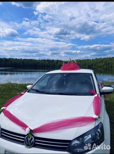 Свадебные украшения на машину