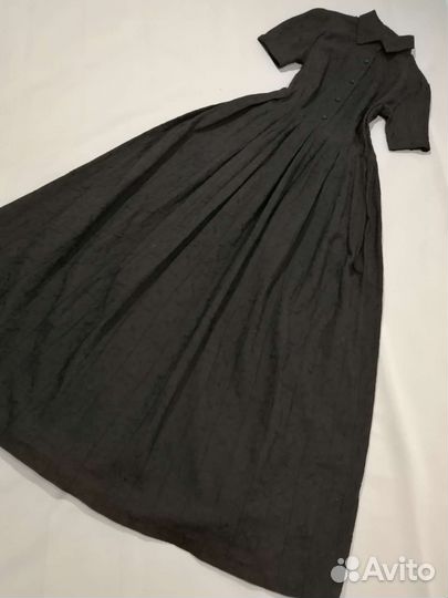 Длинное платье Valentino хлопок прошва