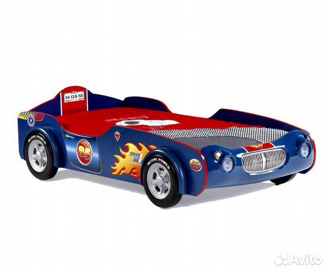 Детская Кровать-машина Cilek speedy blue