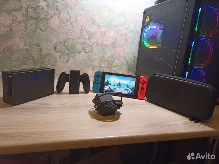 Nintendo switch прошитая + игры