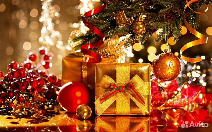 Продавец новогодних товаров