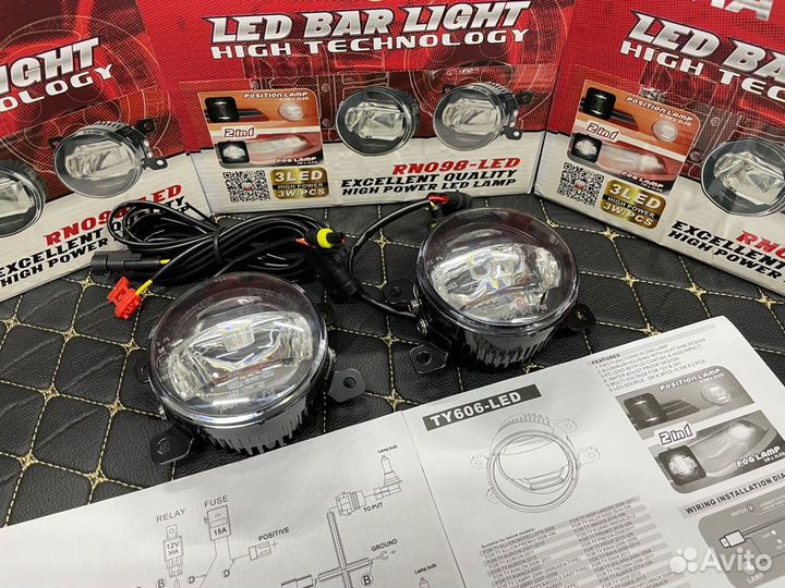 LED туманки Honda Shutlle GK8,Gk9,GP7,GP8