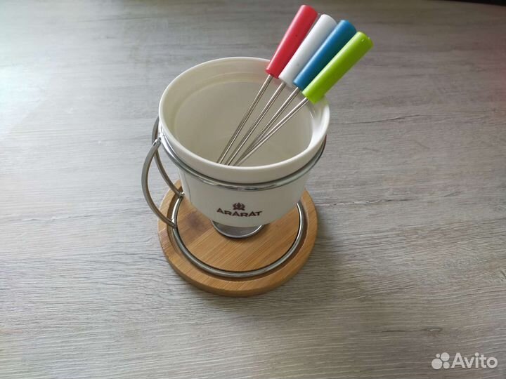 Набор для приготовления фондю. Новый. Арарат