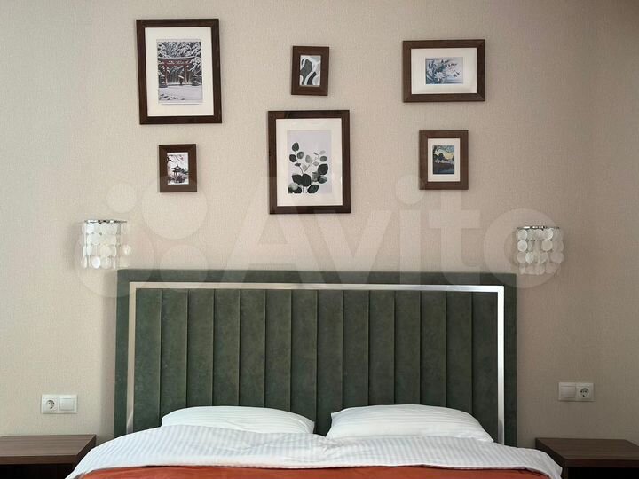 Квартира-студия, 45 м², 1 кровать