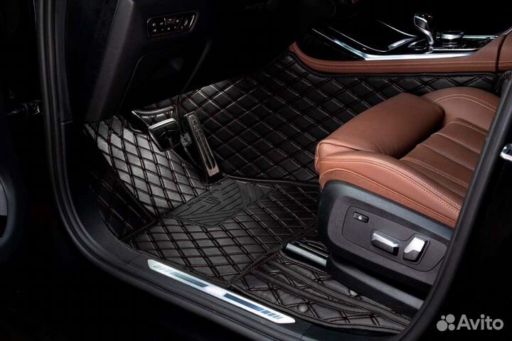 3D Коврики Exeed Салон Багажник из Экокожи