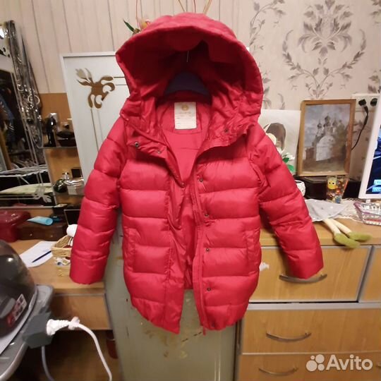 Зимняя куртка для девочки р-р122-128