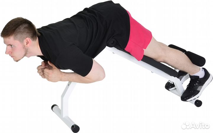 Скамья 2в1 для пресса и спины - гиперэкстензия