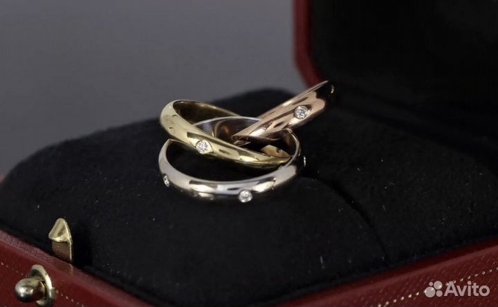 Золотое кольцо Trinity 585 пробы 8.82 гр. с брил
