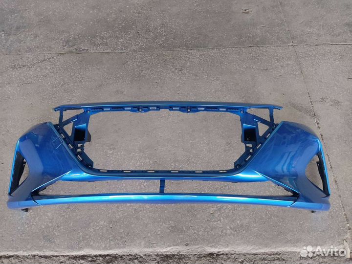 Бампер Хендай Солярис 20-г.в. новый,синий