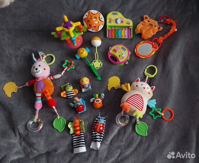 Игрушки погремушки пакетом