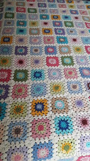 Вязаный плед