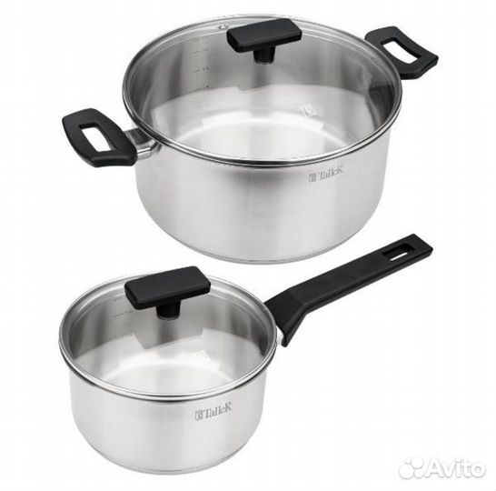 Набор посуды новый Taller ковш + кастрюля
