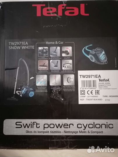 Пылесос tefal Swift power cyclonic TW2971EA