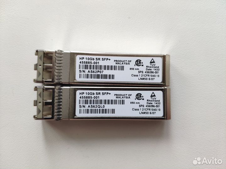 Сетевой адаптер HP nc552sfp 10Gb 2-port Ethernet