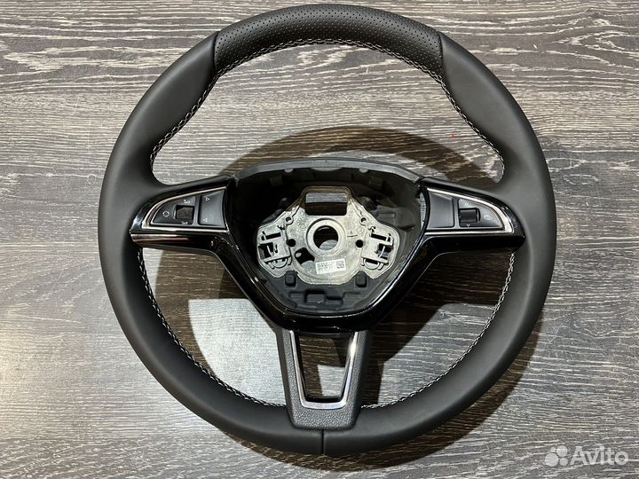 Мультируль skoda PQ кожа перфорация