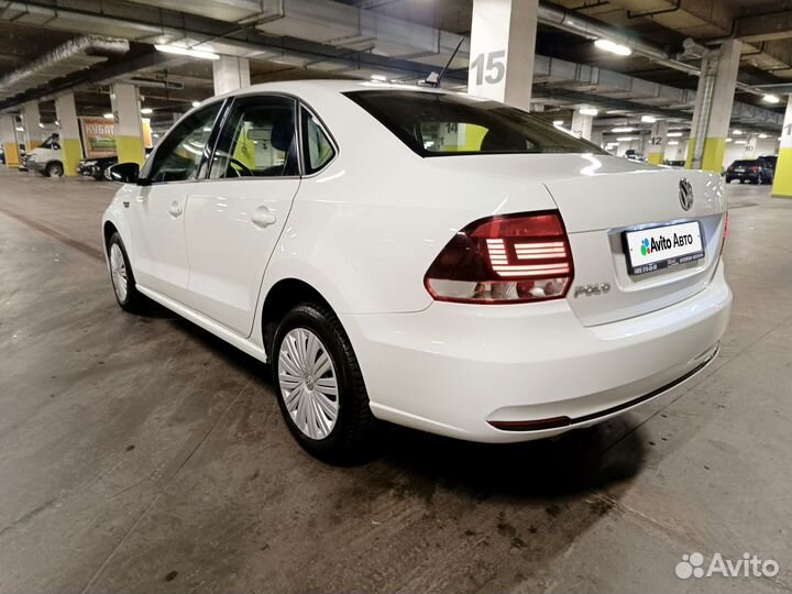 Volkswagen Polo 1.6 AT, 2019, 98 000 км