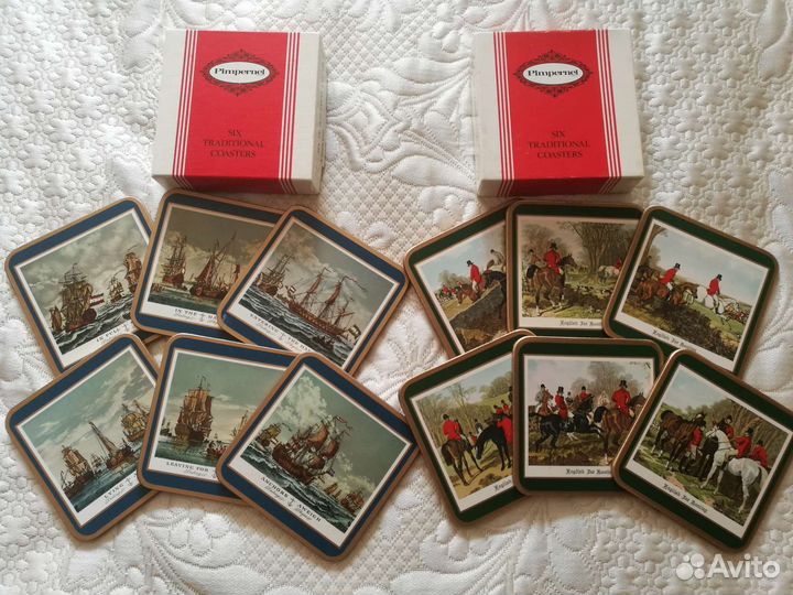 Бирдекели подставки для бокала Pimpernel Англия