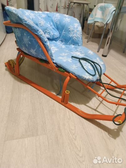 Детские санки с колесами