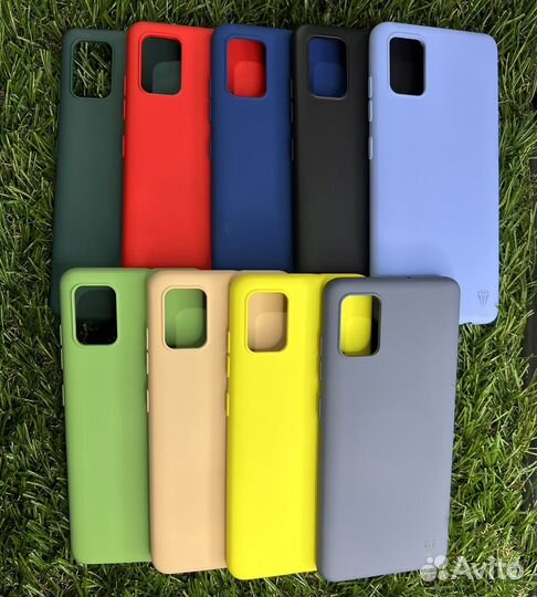 Чехол силиконовый Samsung A51