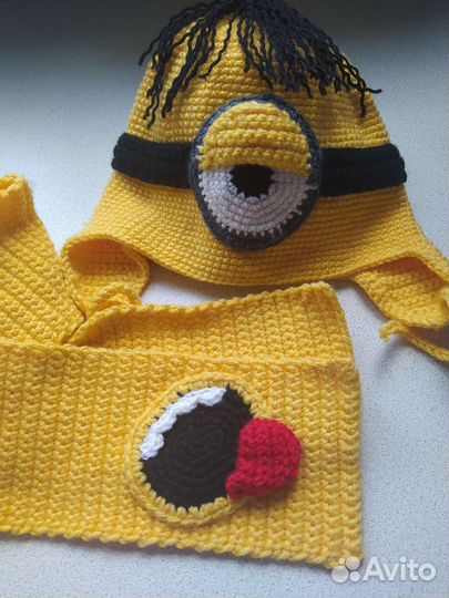 Комплект шапка и шарф