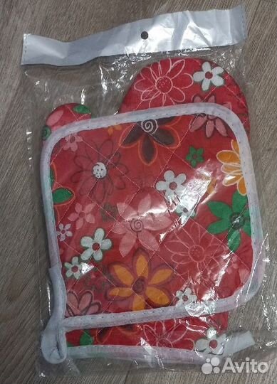 Набор для кухни рукавичка и прихватка